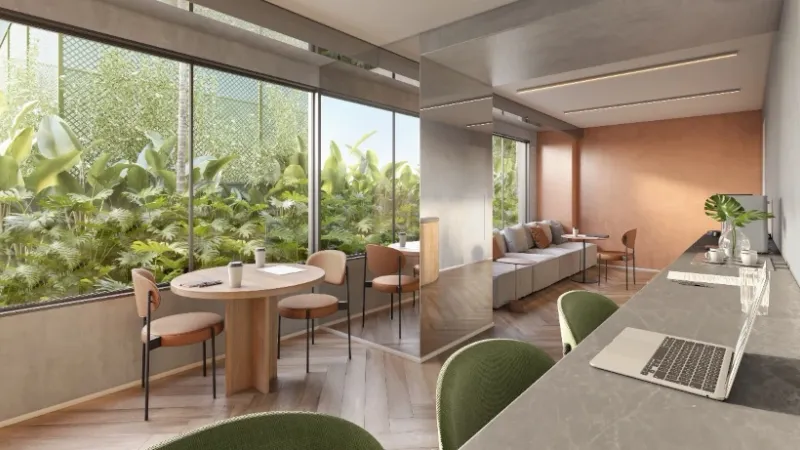 Foto do coworking do Auren Vila Clementino